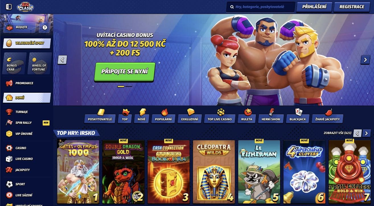 BigClash casino Česká Republika