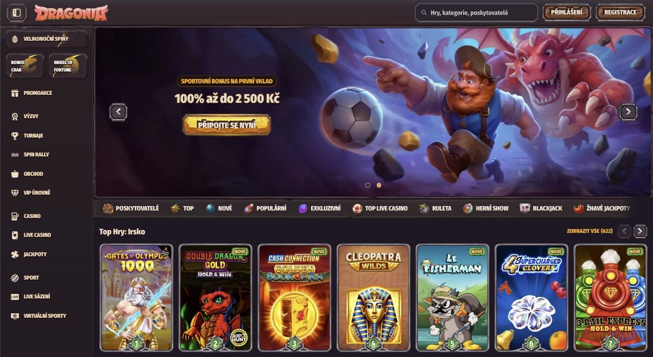 Dragonia casino Česká Republika