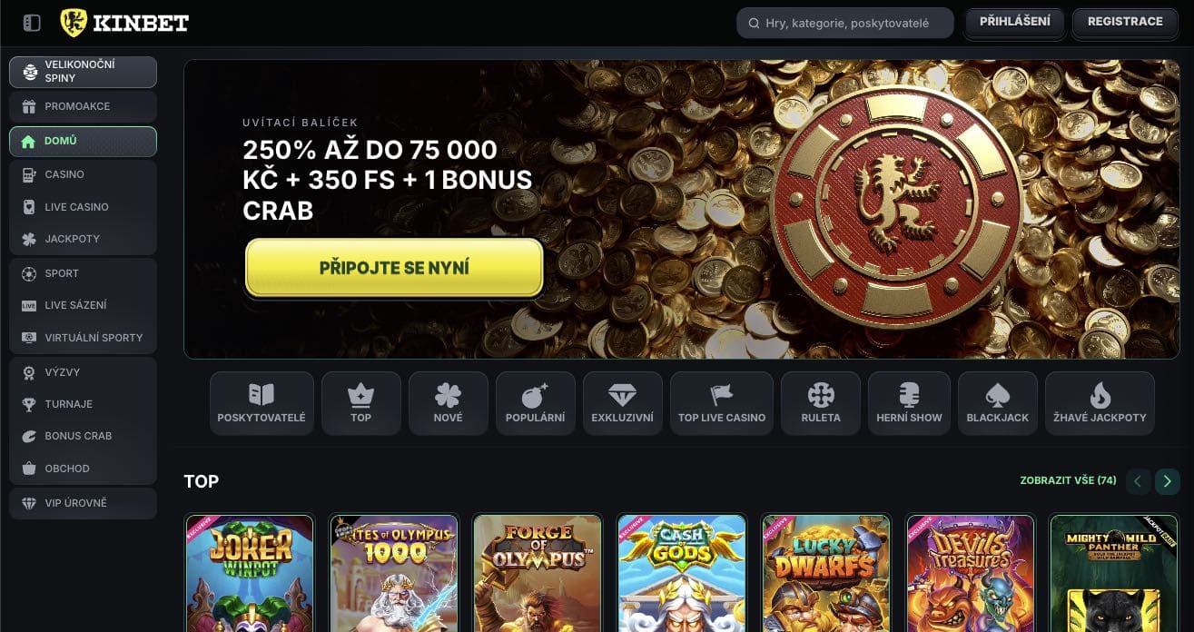 Kinbet casino Česká Republika